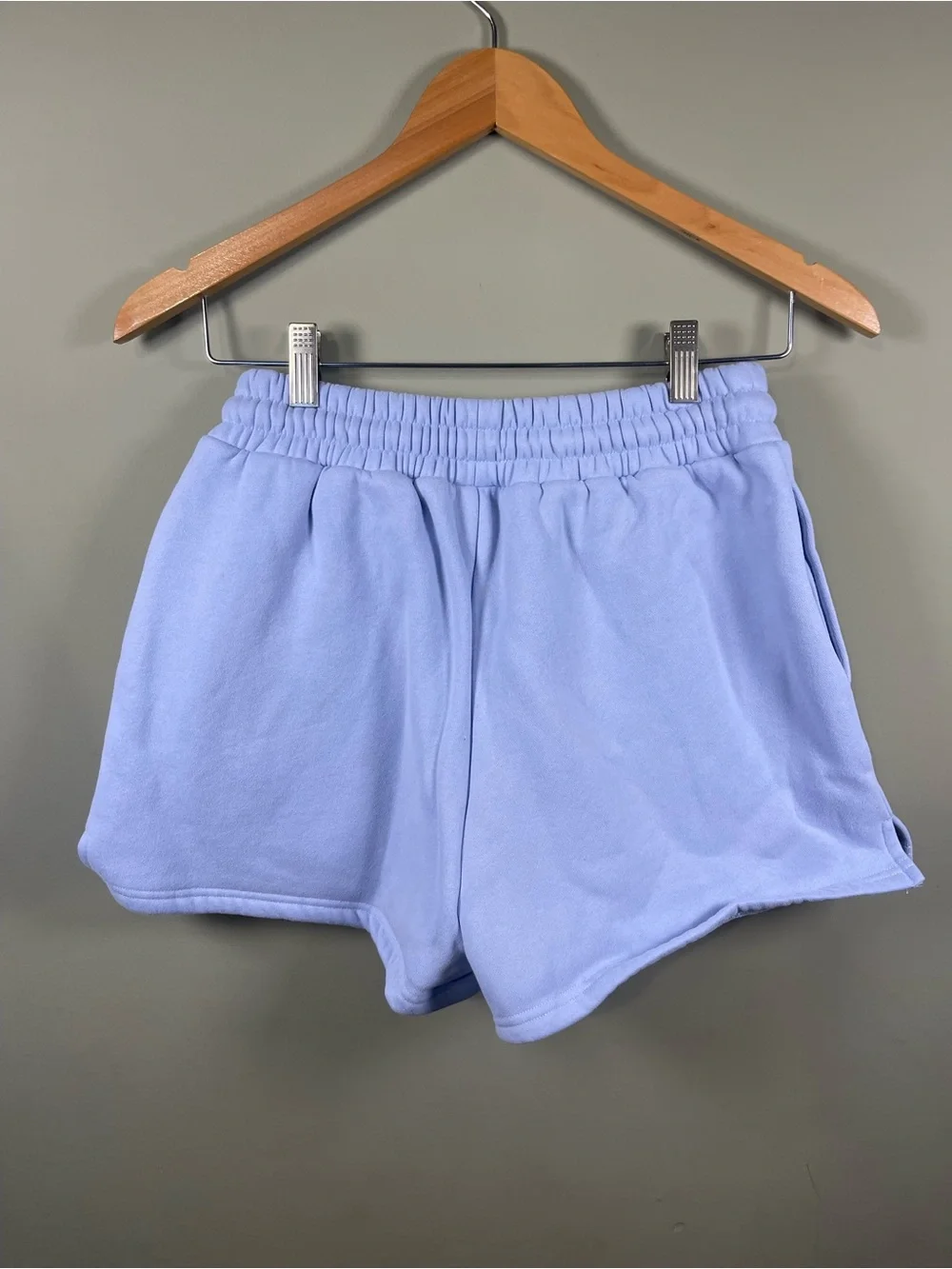 Comfort Collection Pastel Blue Athletic Lounge Shorts
